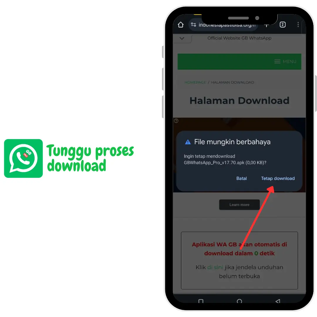 cara download wa gb (langkah 3) cara download wa gb (langkah 3)